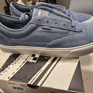 VANS SKATE CURREN CAPLES VN000D85CFL Shoes Skateboarding Blue Mens Size 10 NEW